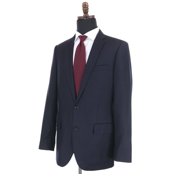 J Crew Ludlow Loro Piana 130's Wool Blazer Sport Coat Jacket 40L Midnight Blue - Picture 4 of 11